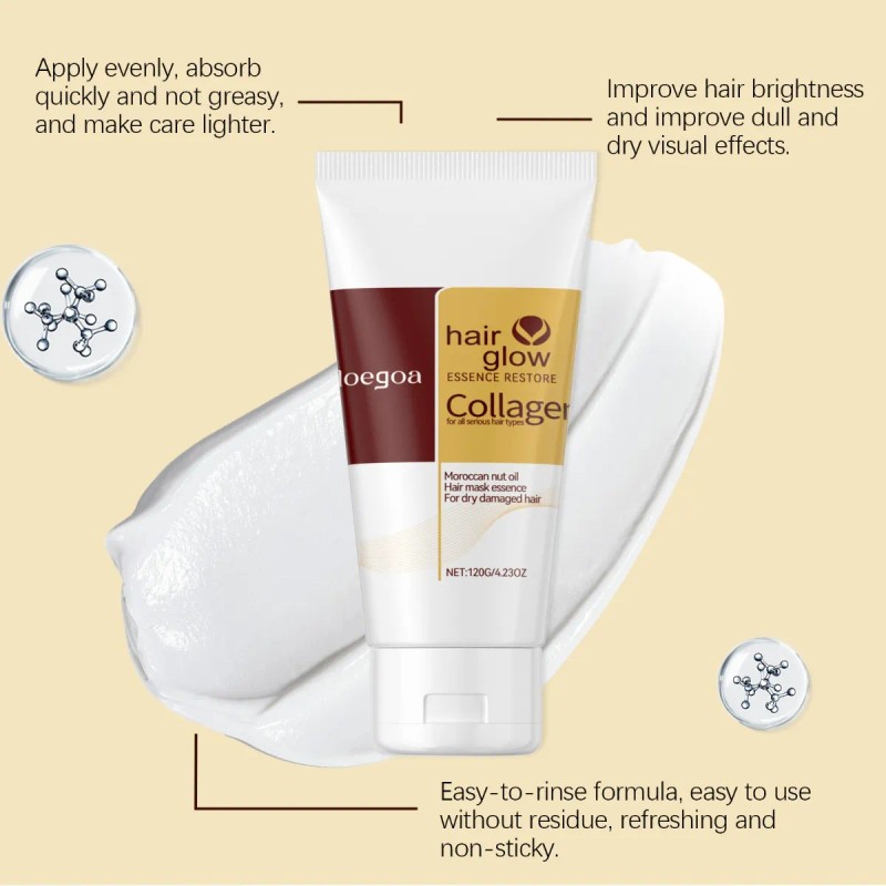 Mascarilla Capilar Crema For Peinar Repair Cabello Dañado