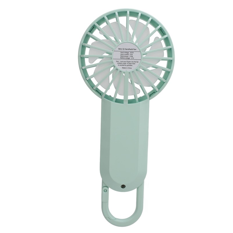 Handheld Fan USB Rechargeable Hand Fan Silent Operation Easy Hanging
