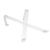 Laptop Stand Aluminum Alloy Silver Foldable Design Regulable Height Heat