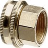 Nelson 2 Pack Brass Double Female Pipe to Hose Connector