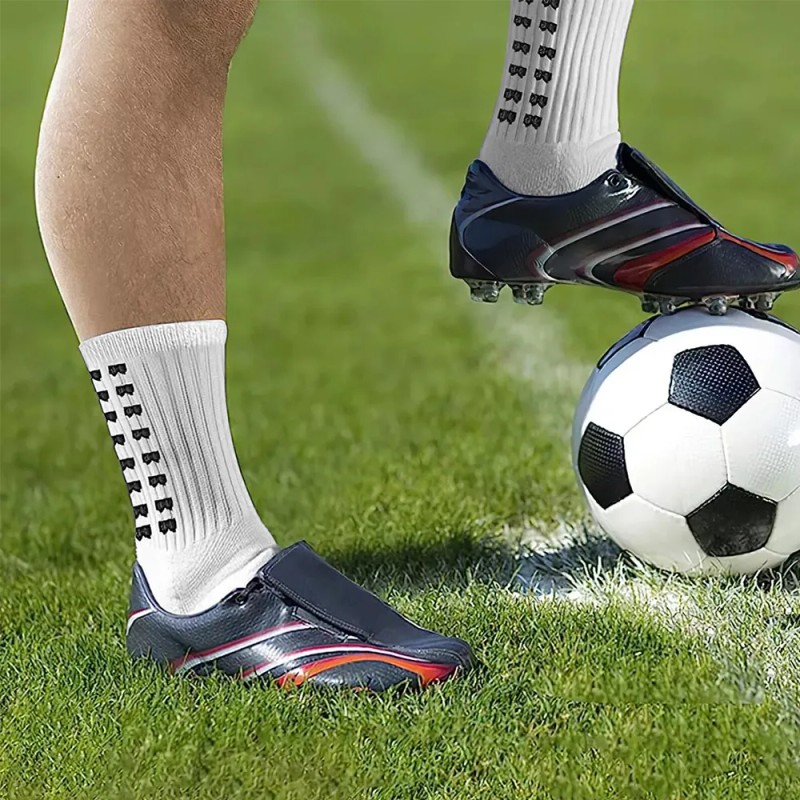 12 Par Calcetin Media Deportivos Fútbol Antideslizantes