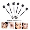 FRCOLOR 3sets Eyebrow Brush Shaper Eyelash Comb Curler Double Head
