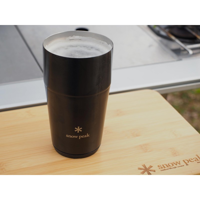 Snow Peak Thermo Tumbler 470 Raster Black Camping Outdoor