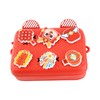 Kids Single Shoulder Camera Bag DIY Cartoon Decors Shock Absorbing