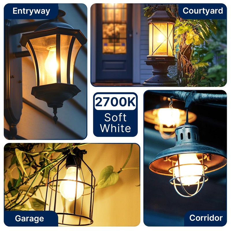 FLSNT 150W Equivalent A23 LED Light Bulbs, Efficient 17W, 2550Lumens,