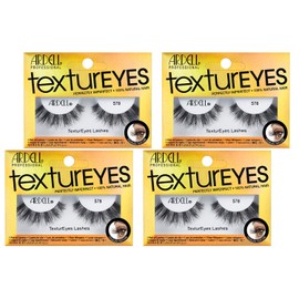 Ardell TexturEyes False Strip Lashes #578, 4 Pack