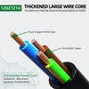 Upgrade 12027214 Dishwasher Power Cord Compatible with Multiple Bosch Dishwasher