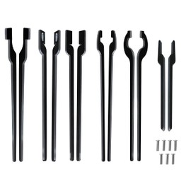 6 Set DIY Rapid Tongs Bundle Set Six Type of Tong Bundles Set Comes with 7 Stainless Steel Rivet for Blacksmith Beginner