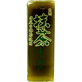 Kinjo Seika Matcha Yokan 130g (Pack of 10), Value Pack, Traditional Bean Paste Jelly Sweets Matcha Flavor Souvenir Gift Snacks from Aichi Prefecture, MADE IN JAPAN