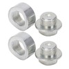 1 Pair Oxygen Sensor Weld Bung M18 X 1.5mm Notched