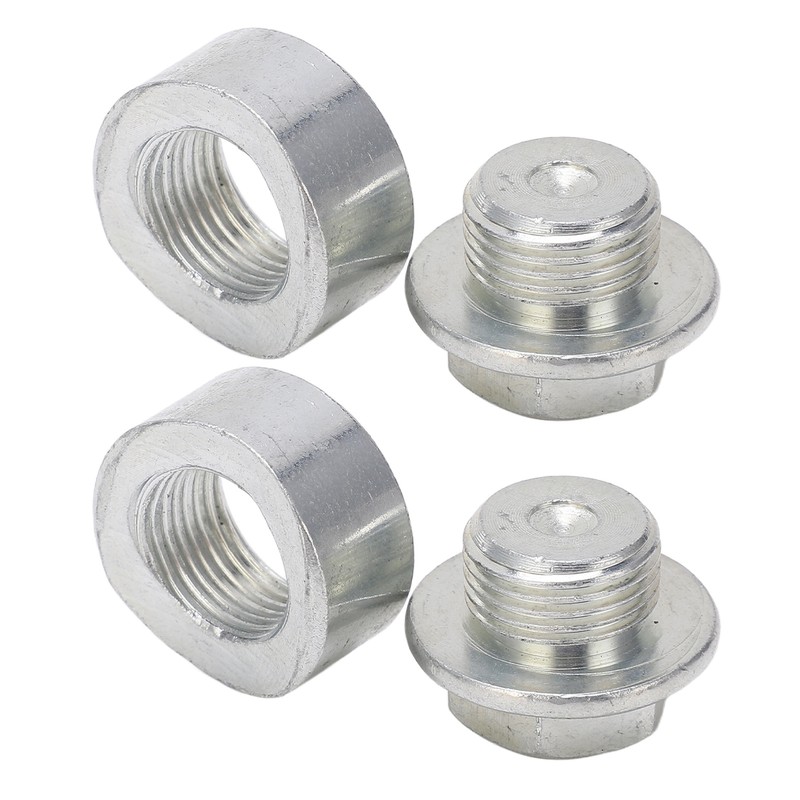 1 Pair Oxygen Sensor Weld Bung M18 X 1.5mm Notched