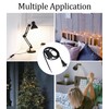 HCFeng Lamp Cable with Toggle Switch, Lamp Cord with Molded