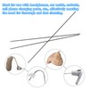 Daryunk 15pcs Deep Ear Canal Hearing Aid Cleaning Kit, Reusable
