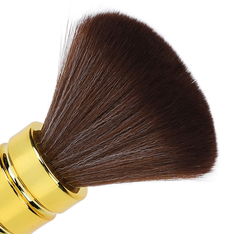 Barber Neck Duster Brush Soft Gentle Electroplating Process Professional Neck