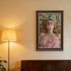 20x30 Wood Grain Gold Border Frame with Home is My