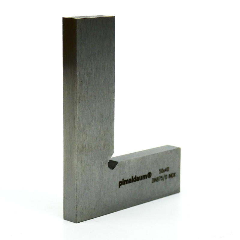 PIMALDAUM® Try Square, 90° Flat Angle with Leg 50 x