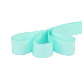 Ribbonitlux 1.5" wide Solid Grosgrain Ribbon 25 Yards (314-Aqua）, Set For Gift Wrapping, Party Decor, Sewing Applications, Wedding and Craft