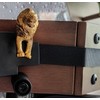 Gold Safari Animal Iron Metal Drawer Knobs (Knob, Lion)