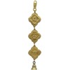 Two Moustaches Brass Shree Ganeshaya Namah Decorative Hanging Bells Standard