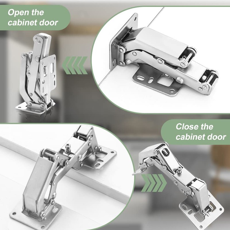 CYNNXIA 2 PCS 170 Degree Cabinet Hinge Kitchen Cupboard Doors