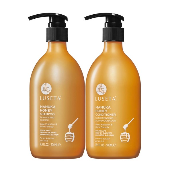 Luseta Manuka Honey Shampoo & Conditioner Set Hydrating and Moisturizing