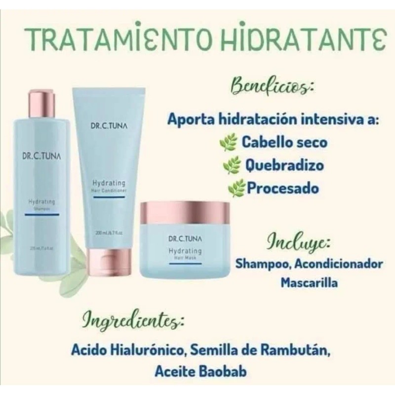 Acondicionador Hidratante Dr. C Tuna Farmasi 200 Ml