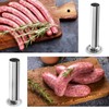 Saihisday 4 Sizes #5 Sausage Stuffer Nozzles Stuffing Tubes Stainless