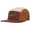 Reell 5-Panel Snapback Cap for Men and Women, Multi Brown