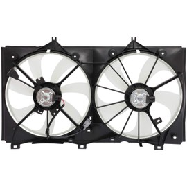 cciyu Radiator or Condenser Cooling Fan Fit for 2007-2011 For Toyota Camry