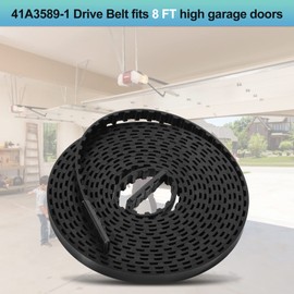 Vanesa 41A3589-1 Garage Door Openers Belt, 8ft Height Garage Door Belt Length 255" Can Replaces Chamberlain Belt Assembly, liftmaster Belt