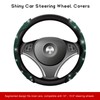 Gdnecad 2 PCS Steering Wheel Covers, Bling Rhinestones Steering Wheel