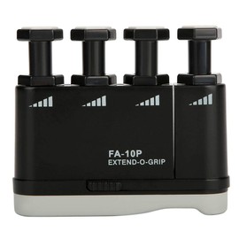 Alomejor Guitar Hand Finger Trainer Portable Tension Adjustable Finger Wrist Strength Finger Trainer for Guitar Bass Piano Auxiliary Correction