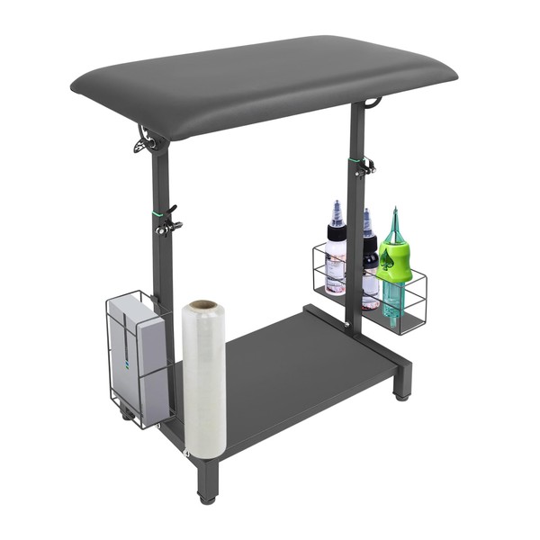 Tattoo Arm Rest XL Oversized Tattoo Armrest Stand with Storage
