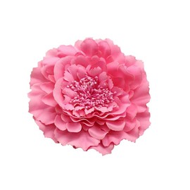 Koolgil Women's Bohemia Peony Flowers Hairpin Hair Clip Flower Brooch for Travel Party Festivals PF-11 (Pink) (Pack of 1)