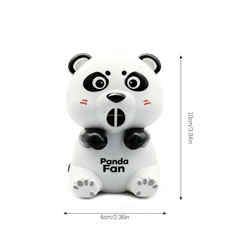 Cute Cartoon Animal Mini Fan - Rechargeable, Portable, and Quiet