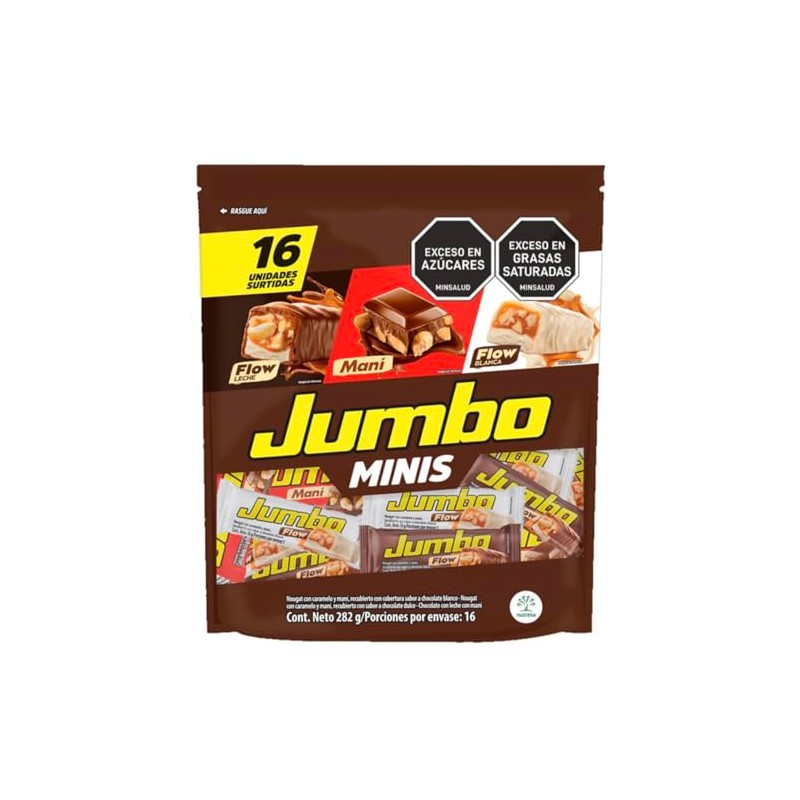 Jumbo Minis - 16 Unidades Surtidas - 282g - Flow