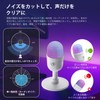 コンデンサーマイク USB 卓上 PC マイク 192kHz/24bit 録音 2段階ノイズキャンセリング機能搭載 カーディオイド 8種類RGB