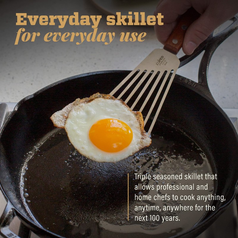 Lodge Cast Iron Blacklock Skillet, Triple Seasoned - 10.25 in