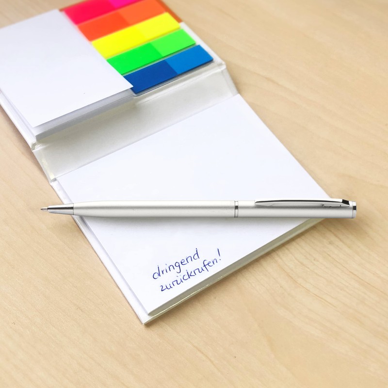 sin4sey Set of 10 Ballpoint Pens – Slim Design –
