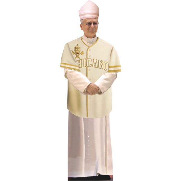 Wet Paint H48845 Pope Leo XIV Chicago Baseball Jersey Cardboard