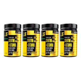 4pz De Creatina  Glutamina 1kg Hiper Sport Suplemento Polvo