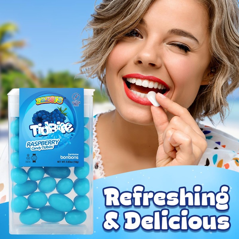 Fresh Raspberry Breath Savers Candy TidBites for on the go