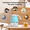 Travel Foldable Electric Kettle, 110V Collapsible Travel Kettle Electric Food