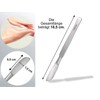 Professional callus scraper, blunt scalpel cream scraper, stainless steel, callus