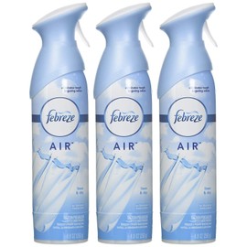 Febreze Odor-Eliminating Air Freshener Spray, Linen and Sky, 8.8 oz (Pack of 3)