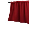 Christmas Curtains Valance for Kitchen Windows Decor Rod Pocket Blackout