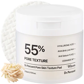 Almohadillas Tónicas Exfoliantes Para Piel Con Textura Pore 55  Aha Bha Lha, Retinol Y Extracto De Arroz Para Poros Dilatados, Piel Texturizada,...   
