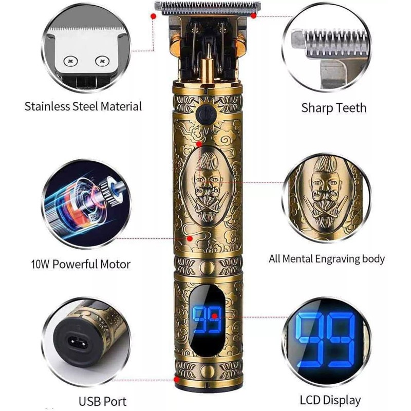 Suttik Hair Clippers for Men, Professional Hair & Beard Trimmer