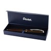 Pentel Energel Philography Rollerball Pen - Brown Barrel with Gift
