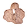 C&F Home Octopus Serving Board W/Spreader S/2 Brown